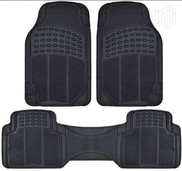 5 Seater Black Cojoined 3pc Mats