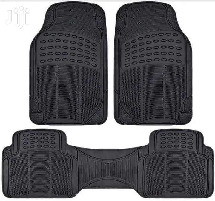 5 Seater Black Cojoined 3pc Mats