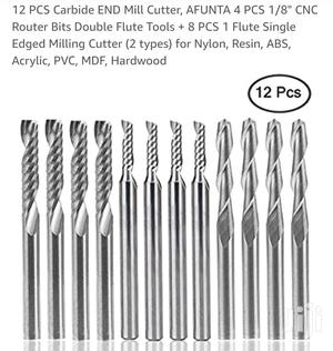 12pcs Set CNC Router Carbide 2flute Endmill Engraving Bits - thumbnail 2