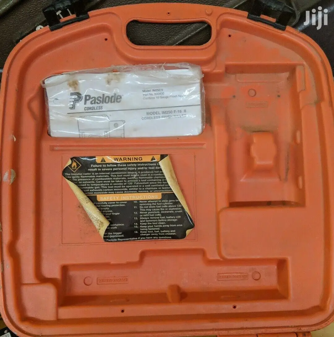 Ex-Uk Paslode Impulse Im250 Ii Cordless Finish Nailer