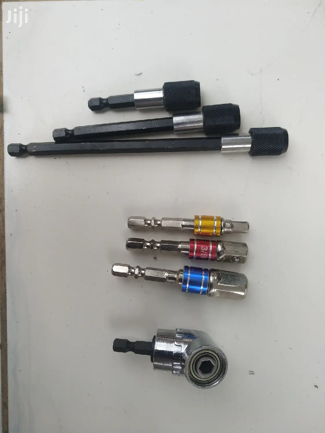 8pcs Drill Gun Angle Adaptor With Socket Bits Extensions