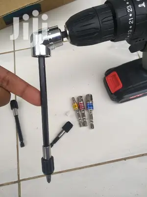 8pcs Drill Gun Angle Adaptor With Socket Bits Extensions