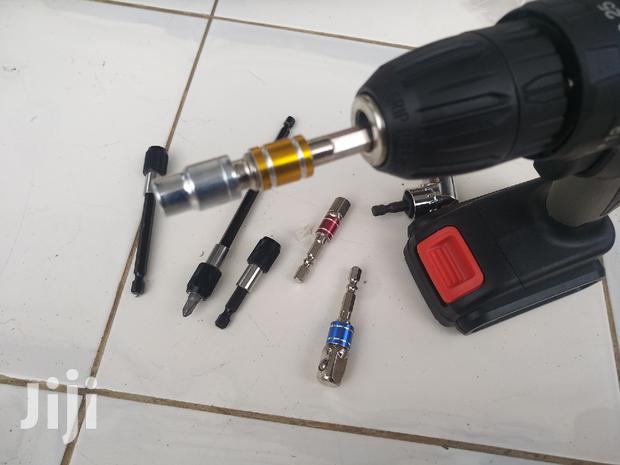 8pcs Drill Gun Angle Adaptor With Socket Bits Extensions - thumbnail 3