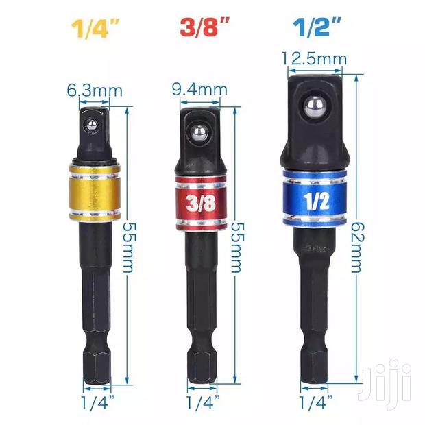8pcs Drill Gun Angle Adaptor With Socket Bits Extensions - thumbnail 7