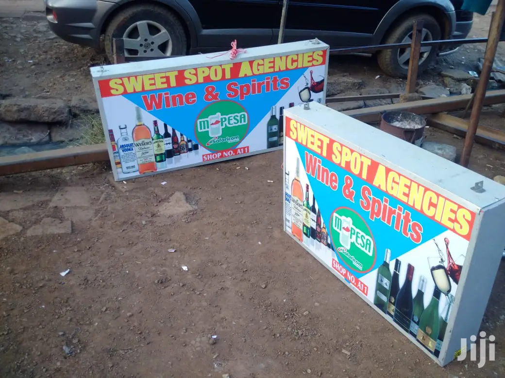 3D Sinages Mpesa Signs Light Box Engraving Name Tags 2D