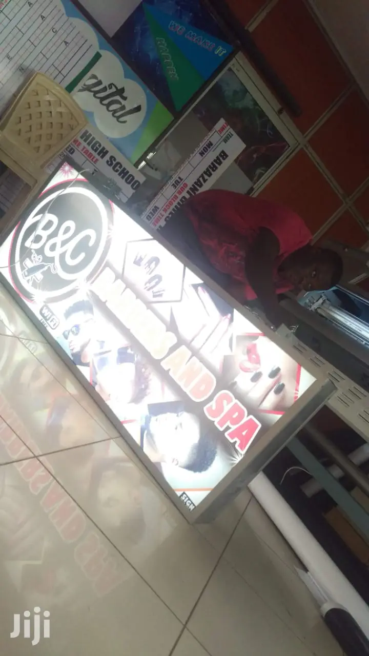 3D Sinages Mpesa Signs Light Box Engraving Name Tags 2D
