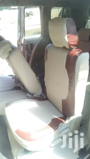 Beige Brown Car Seat Covers