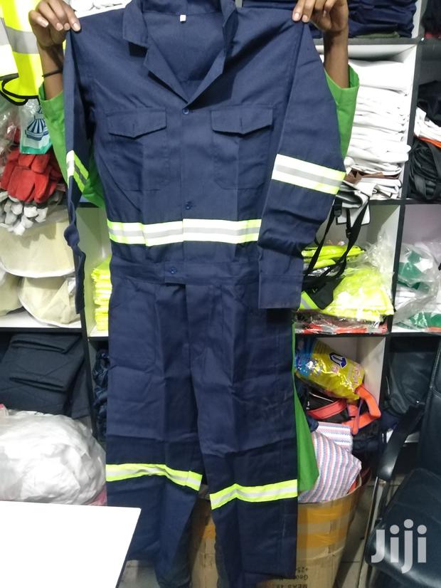 Navy Blue Overall With Reflectors - thumbnail 2