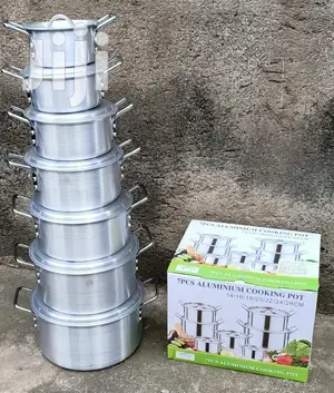 7 Pieces Sufuria With Lids