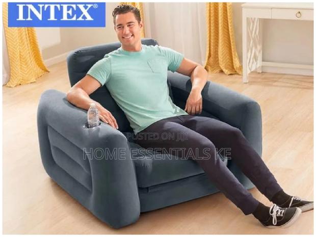 INTEX One Sitter Pullout Sofa With Electric Pump