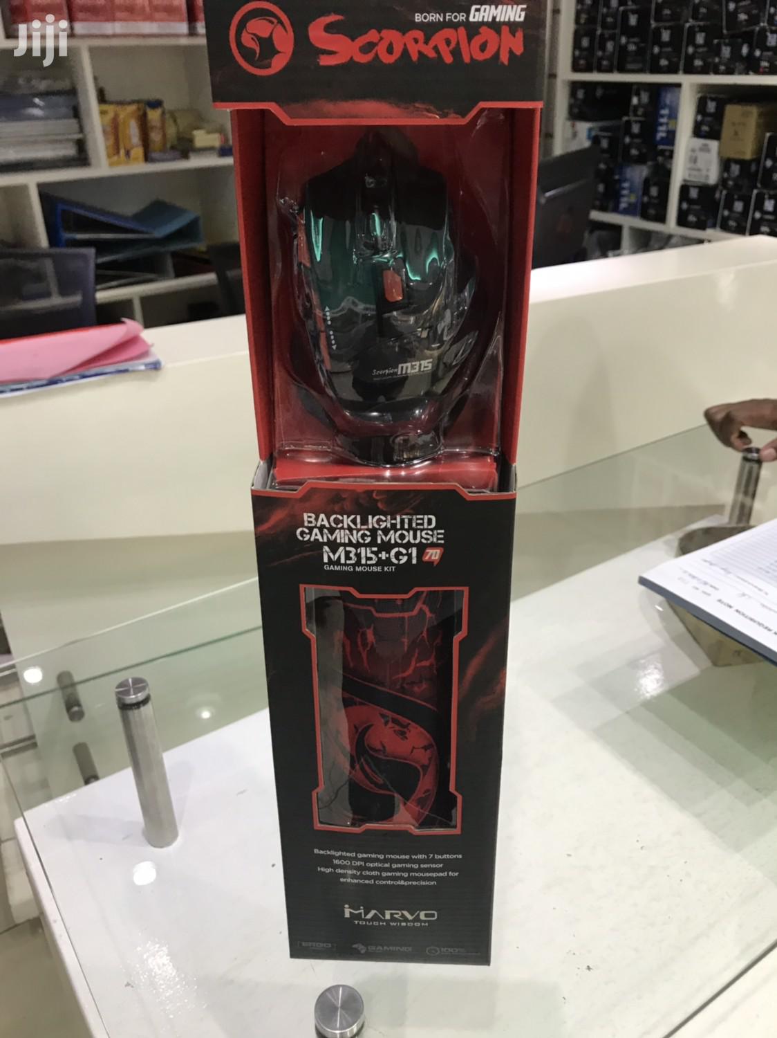 Marvo M315 Gaming Mouse With Mousepad