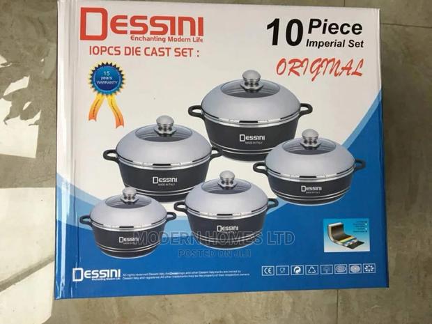 Affordable Dessini 10 Pieces Cooking Pots
