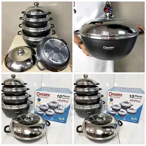 Affordable Dessini 10 Pieces Cooking Pots