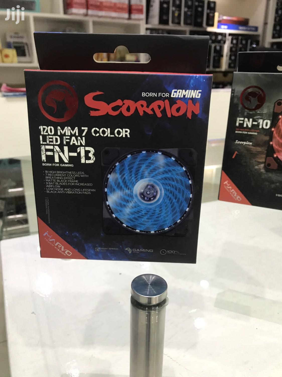 Marvo FN13-120MM RGB Colour Changing Case Cooling Fan