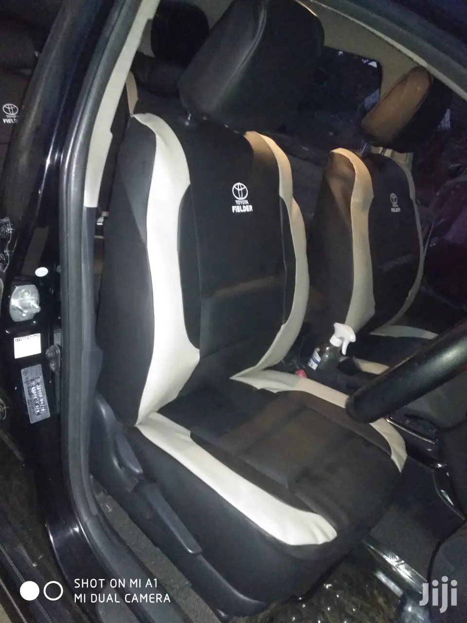 Black And Silver Car Seat Covers