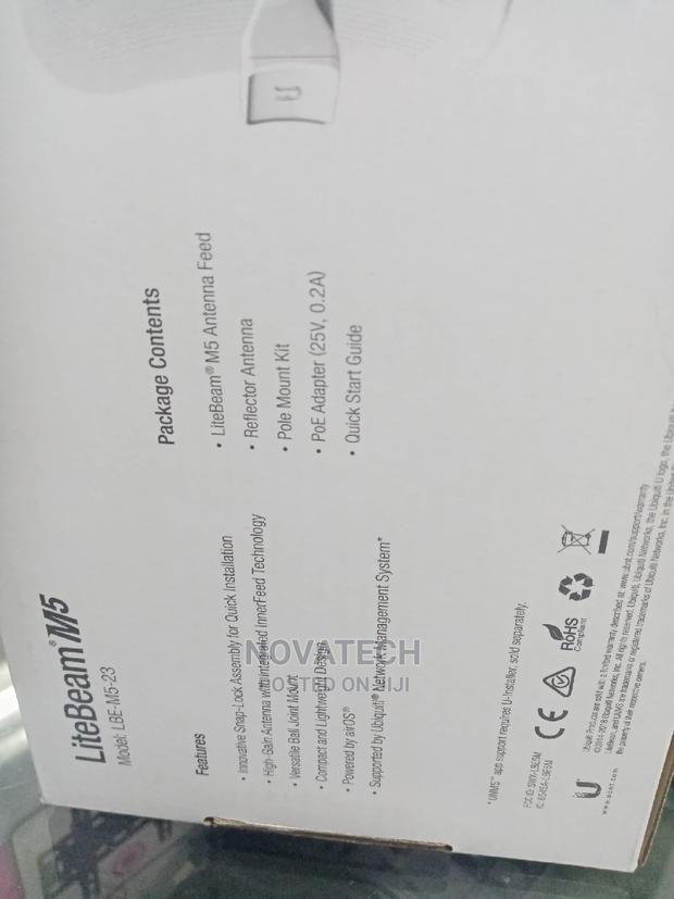 . Lightbeam M5 5ghz 23dbi Airmax - thumbnail 2