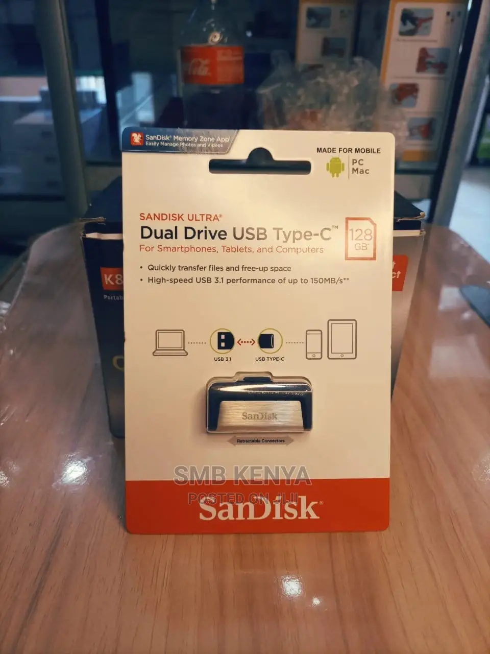 Type C Otg Flash Disk 128GB USB 3.1
