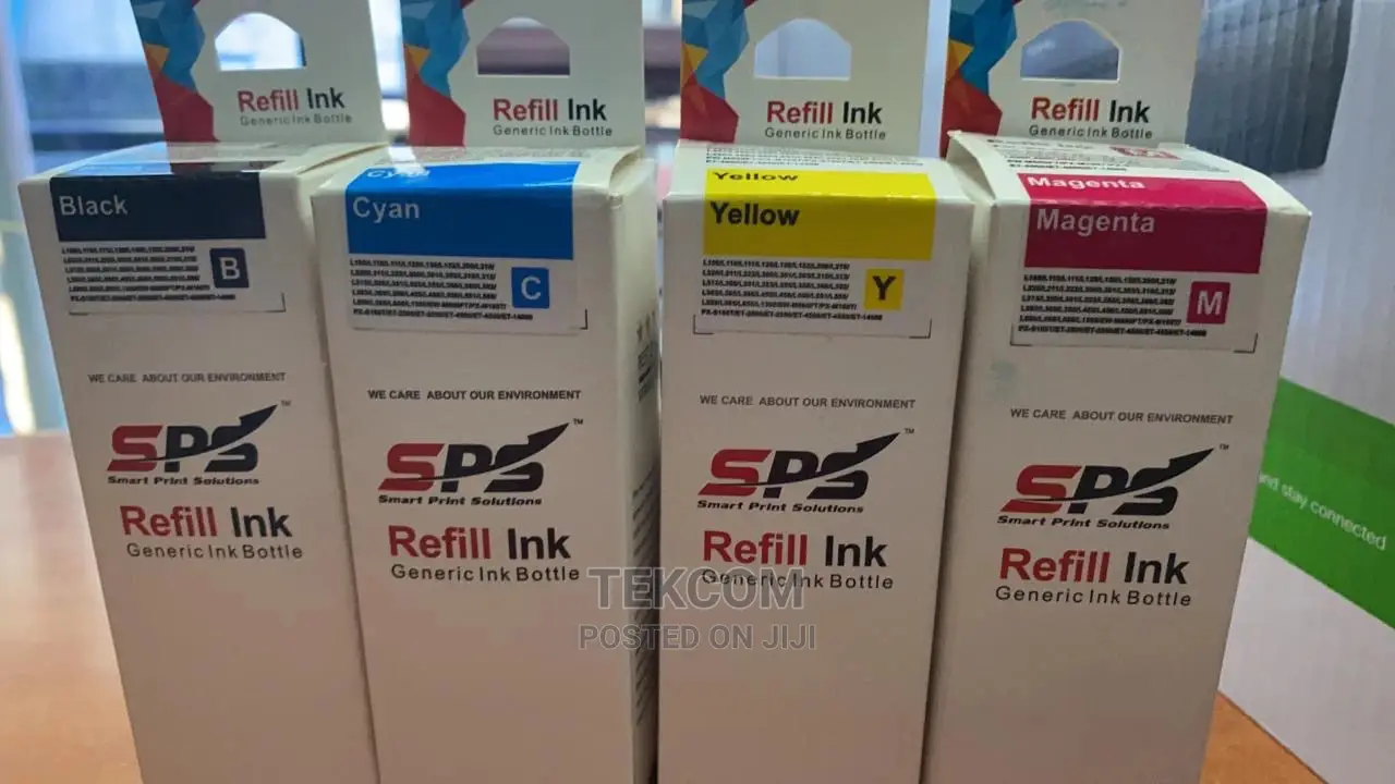 EPSON Printer There Refillable Inks 100ml