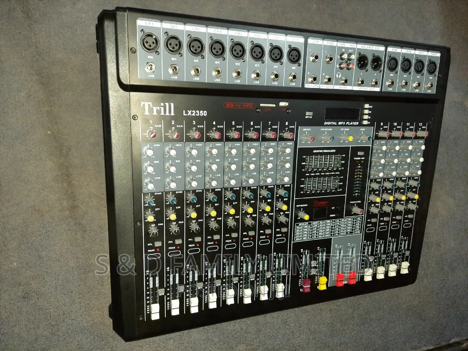 Trill LX2350 12 Channels Powered Mixer