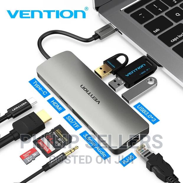 Vention USB-C HUB Type C HUB To USB 3.0 Thunderbolt 3 HDMI 3 - main view