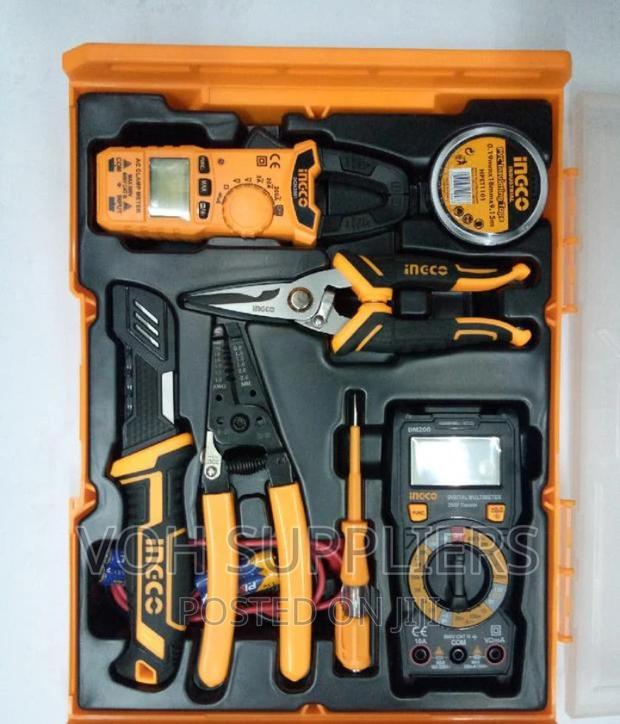 7pcs Ingco Telecom Toolset - main view