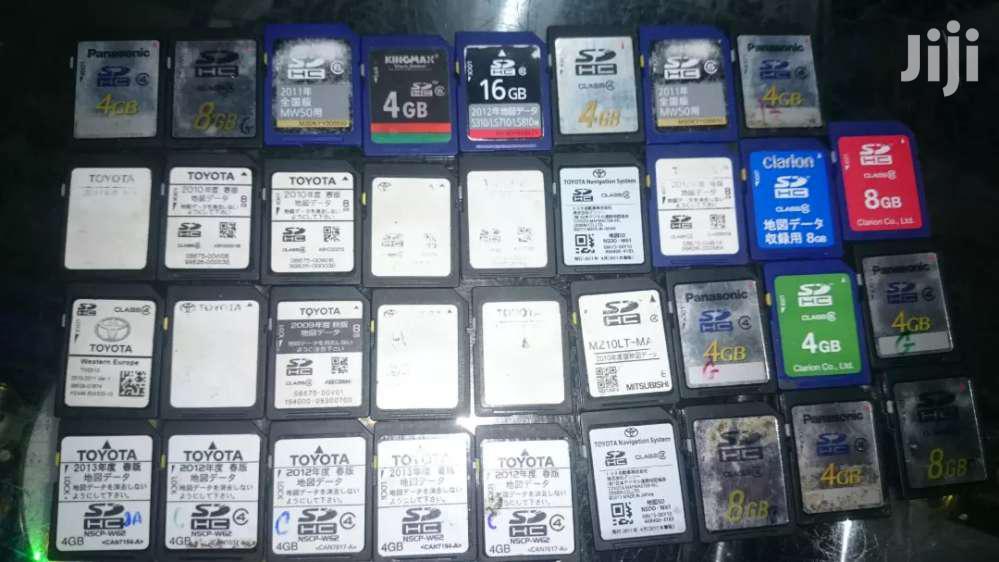 Toyota, Mazda, Nissan, Honda, VW,Sub Map/Sd Cards Available.