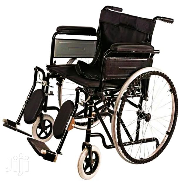 Manual Wheelchair, Extra Wide Seat With Detachable Leg Rest