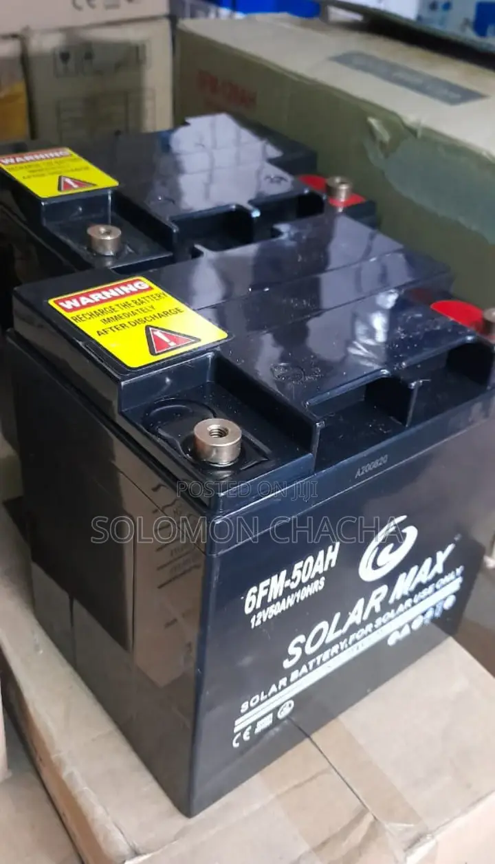 Solarmax Maintainance Free Battery 6fm-50ah
