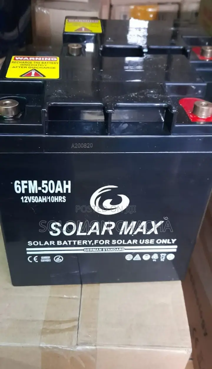 Solarmax Maintainance Free Battery 6fm-50ah