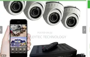 4 HIK VISION CCTV Cameras Package
