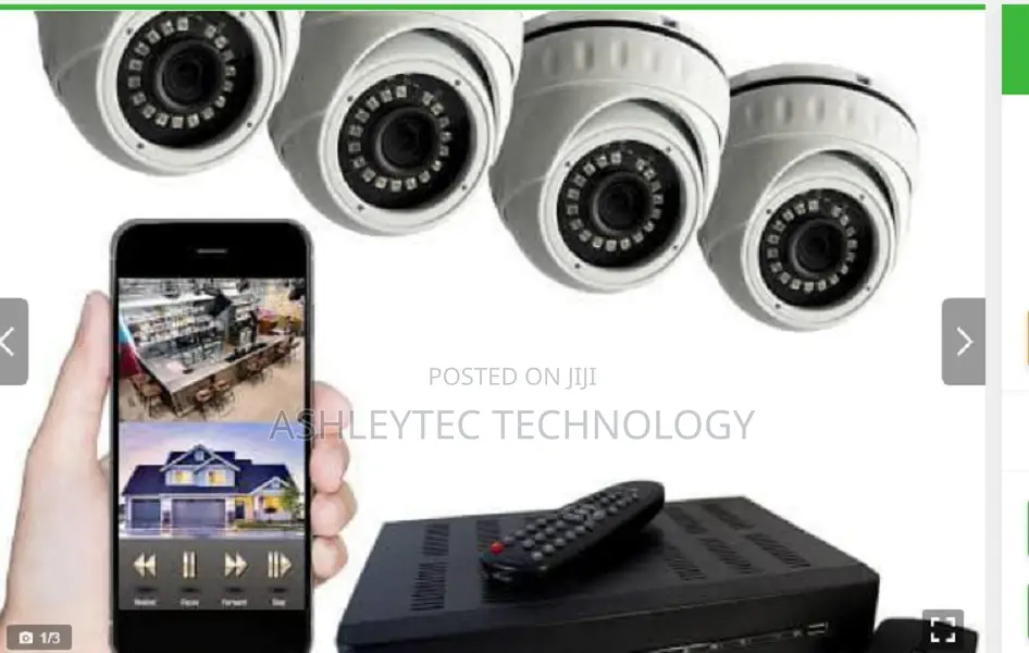 4 HIK VISION CCTV Cameras Package
