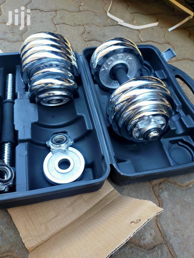 30 Kg Dumbell Set Adjustable Heavy Duty With Briefcase Porta