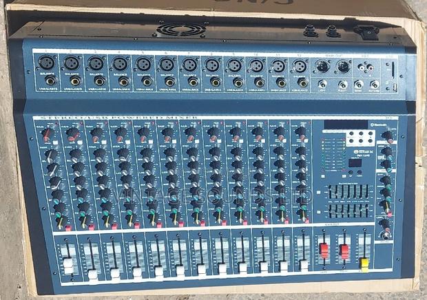 Max PMX1208DU Powered Mixer 12 Channel With Bluetooth USB - thumbnail 3
