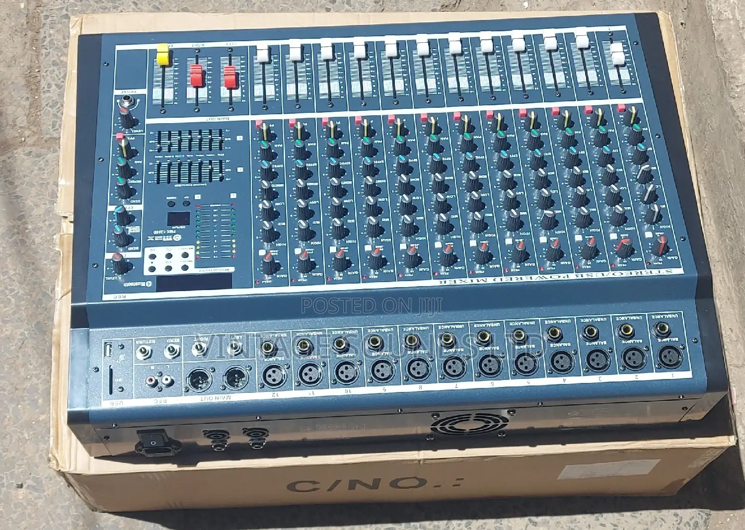Max PMX1208DU Powered Mixer 12 Channel With Bluetooth USB
