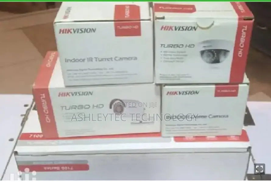 Hikvision 3 CCTV Cameras Security Complete System