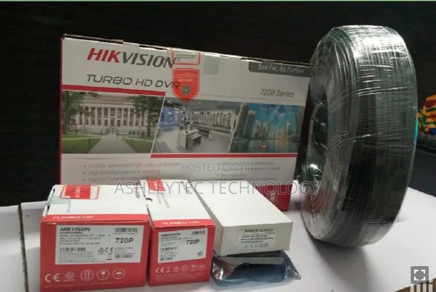 3 CCTV Cameras Security Surveillance Complete System Kit Pa - main view