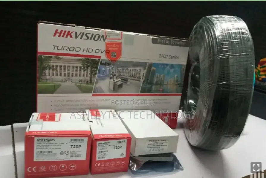 3 CCTV Cameras Security Surveillance Complete System Kit Pa