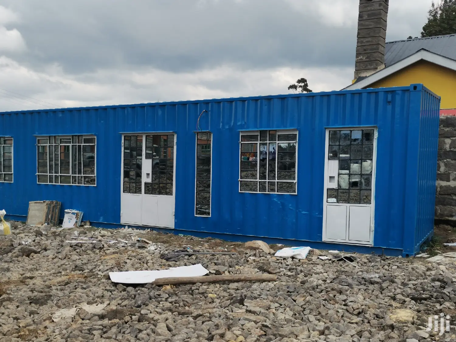 Shipping Container Converted Into A Water Treatment Office