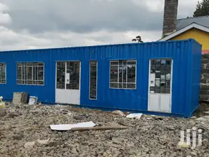 Shipping Container Converted Into A Water Treatment Office