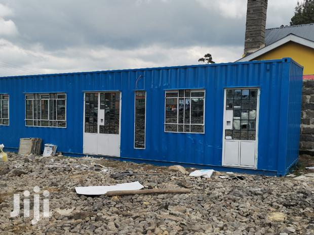 Shipping Container Converted Into A Water Treatment Office - main view