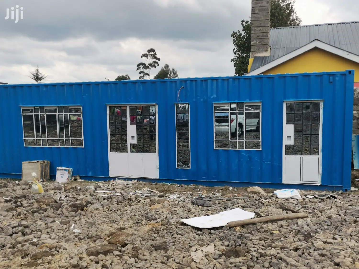 Shipping Container Converted Into A Water Treatment Office