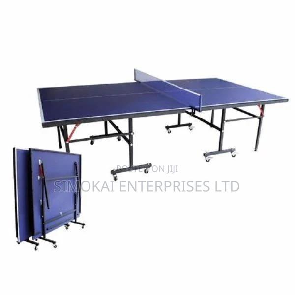 Double Folding Movable Table Tennis Table - main view