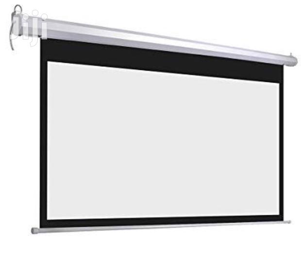 Electric Projector Screen - main view