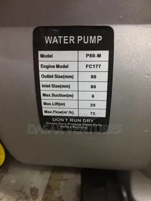 Sewage Water Pump 3"