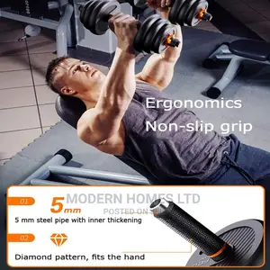 Multi Functional Dumbbell Set Adjustable Barbell Kettle Bell