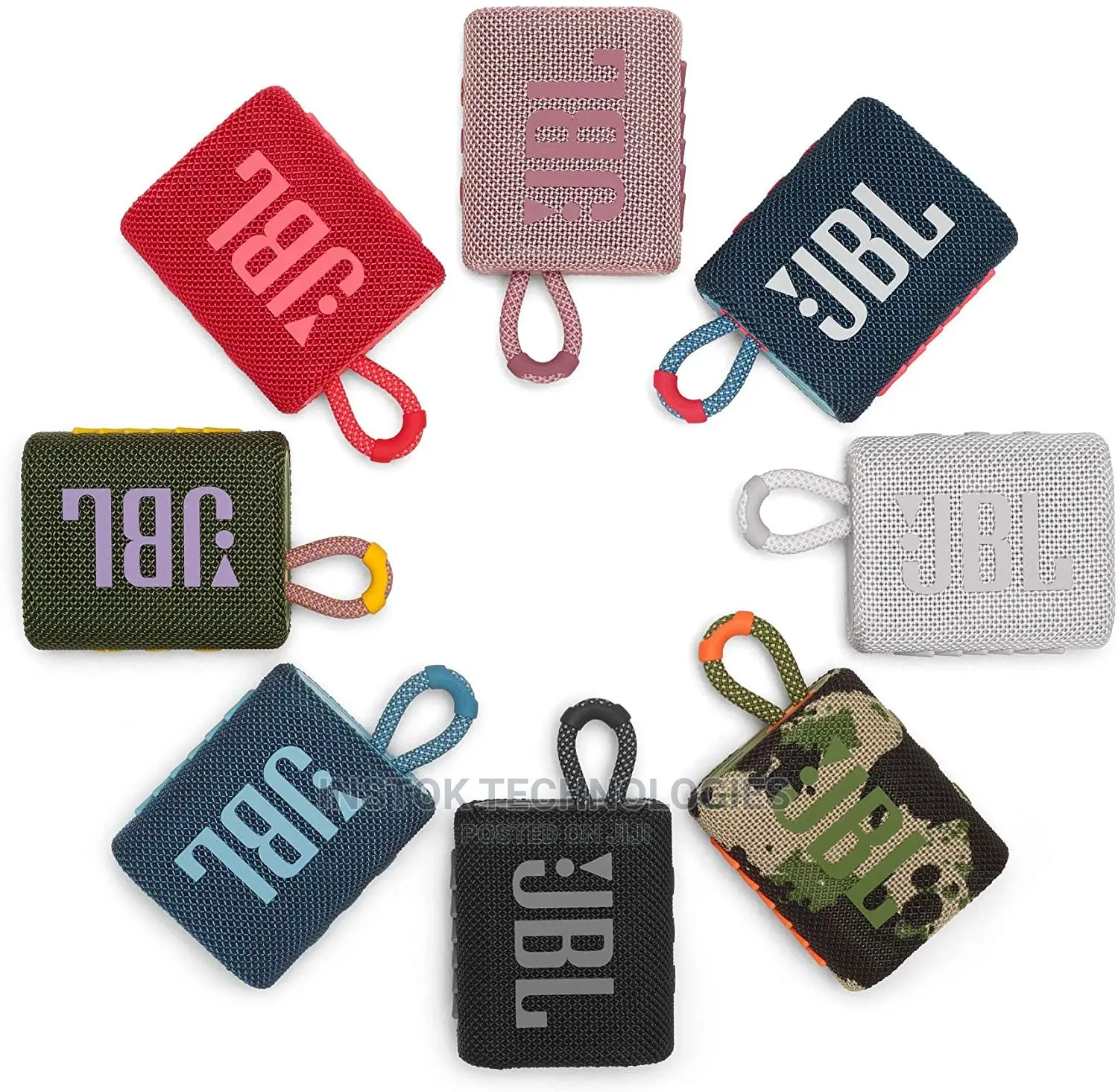 Jbl Go 3 Portable Waterproof Wireless Bluetooth Speaker