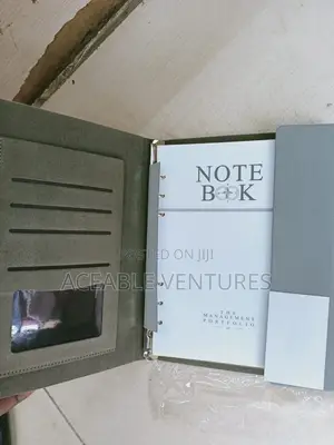 B5 Notebook With A Punchable Leaflets And Re-usable Cover