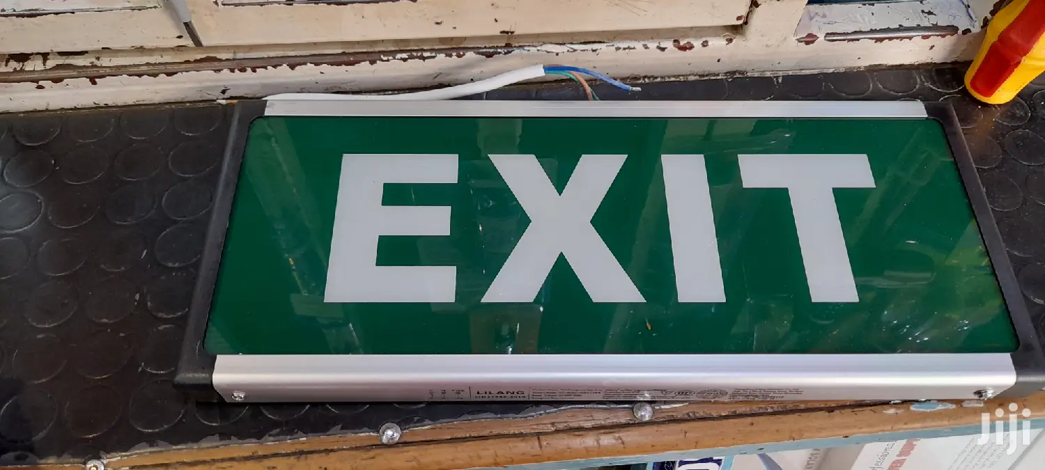 Electric Exit Sign 2pc
