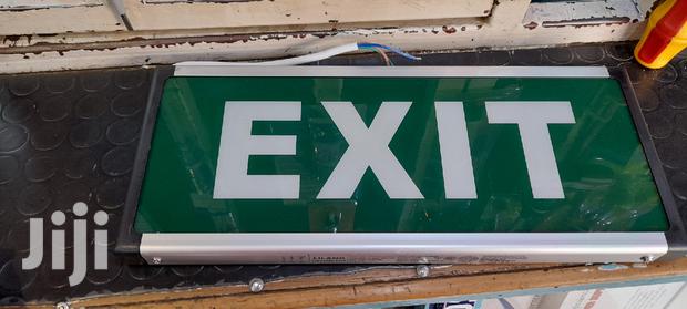 Electric Exit Sign 2pc - main view