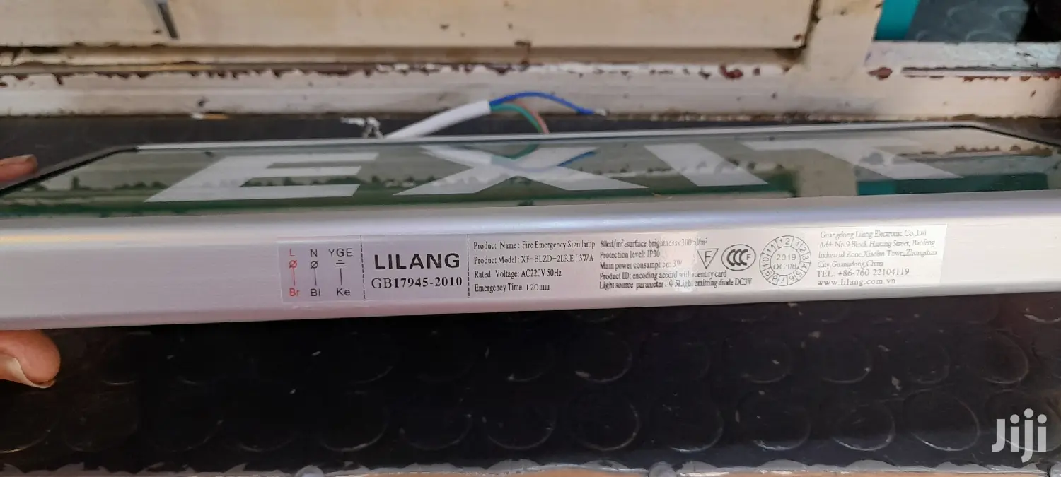 Electric Exit Sign 2pc